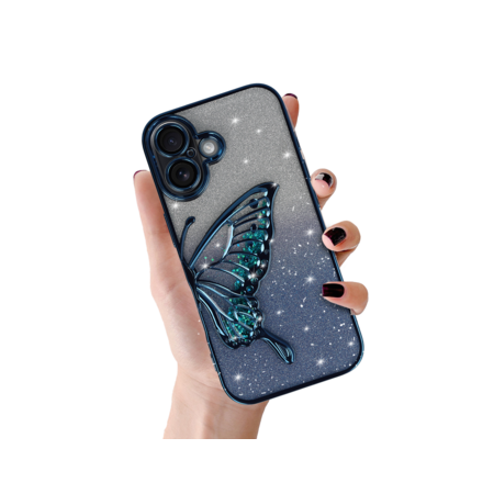 Tel Protect Butterfly Water Case for Iphone 17 blue