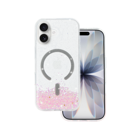Tel Protect Moonlite Magsafe Case for Iphone 17 pink clear