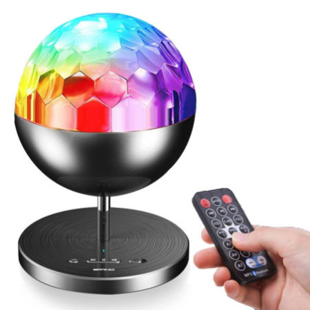 Diskoguľa s bluetooth reproduktorom