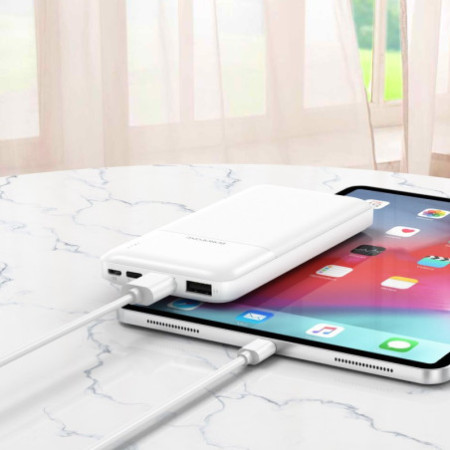Borofone Power Banka 10000mAh BJ16 Cube - 2xUSB - biela