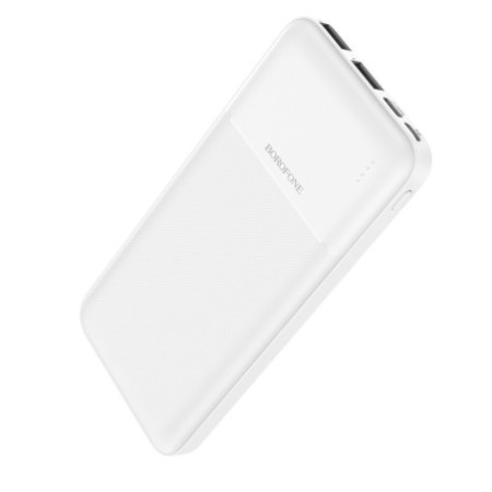 Borofone Power Banka 10000mAh BJ16 Cube - 2xUSB - biela
