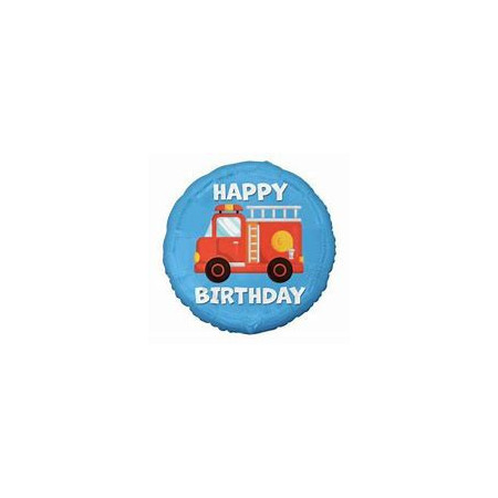 AUTO HASIČI - HAPPY BIRTHDAY 45CM