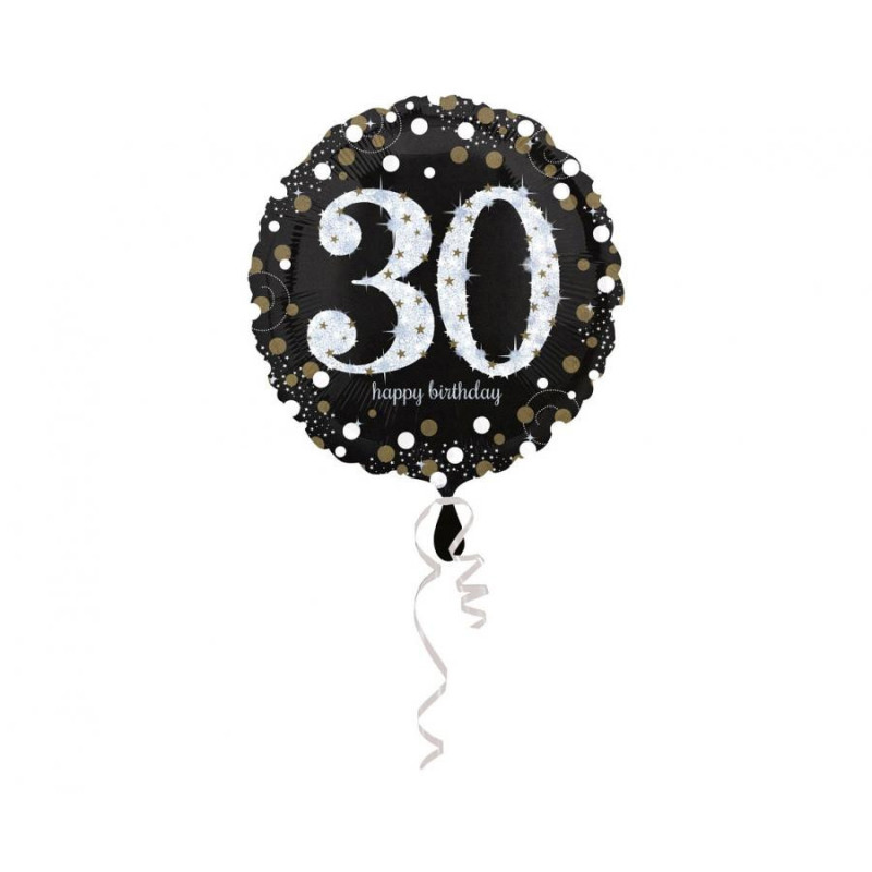 FÓLIOVÝ BALÓN S ČÍSLOM 30