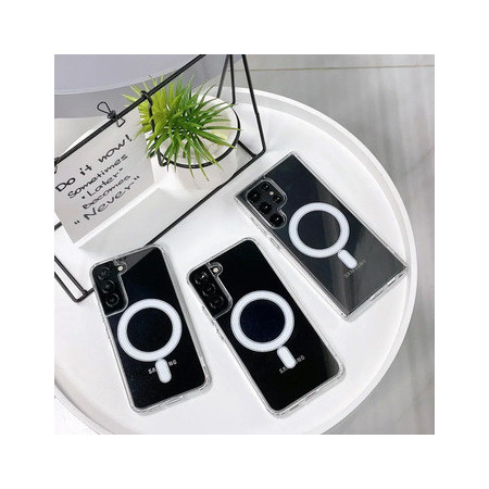 Acrylic MagSafe puzdro pre Samsung Galaxy S25 – Priehľadné