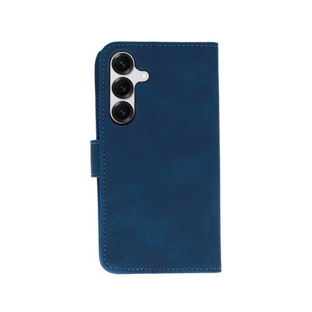 KaburaKnižkové puzdro Wonder Fancy pre Samsung Galaxy S25 – Tmavomodrá