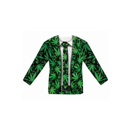 Tričko CANNABIS 3D efekt