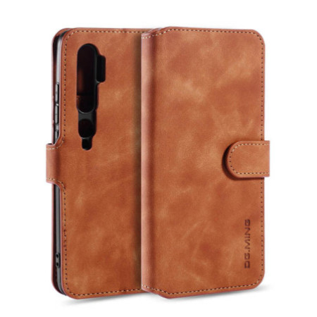 DG.MING Xiaomi Mi Note 10/Note 10 Pro/CC9 Pro Wallet Stand Case Brown