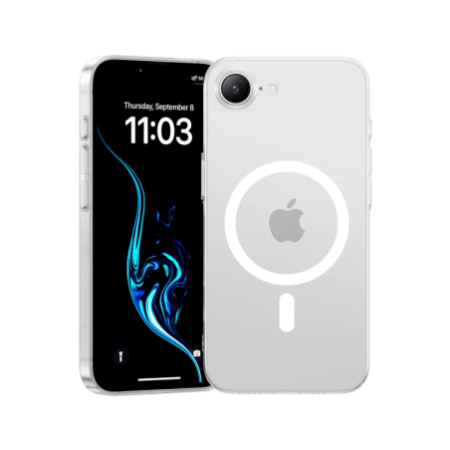 Benks Magnetic Crystal Case for iPhone 16e transparent