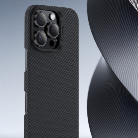 Benks Etui Magnetic Armor Air Kevlar PC Frame for iPhone 16 Pro - black