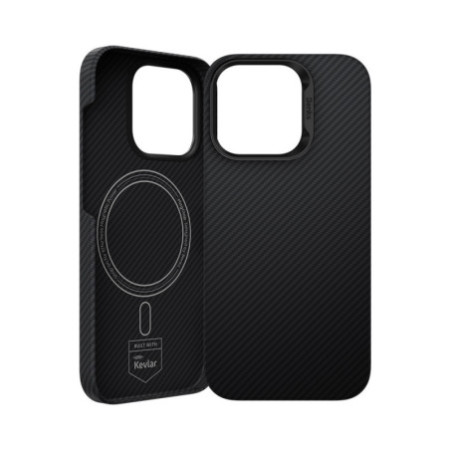 Benks Etui Magnetic Armor Air Kevlar PC Frame for iPhone 16 Pro - black