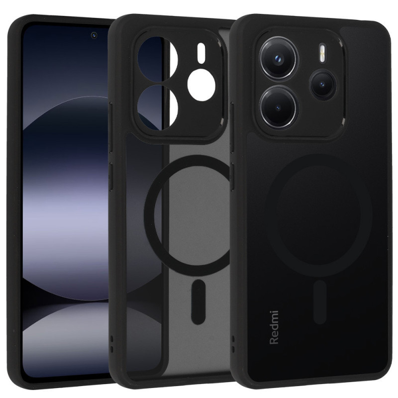 Full Matte Mag Cover for Xiaomi Redmi Note 14 5G black