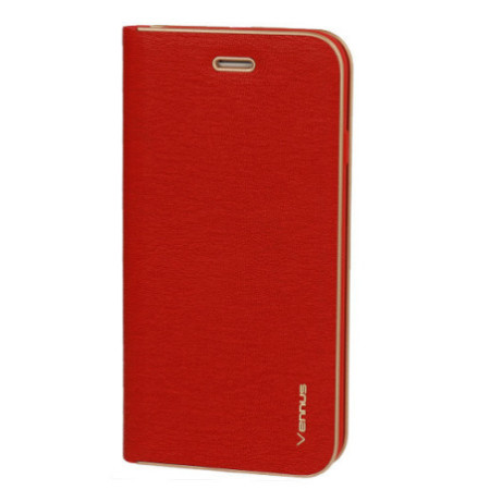 Vennus Book Case with frame for Samsung Galaxy S24 red