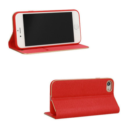 Vennus Book Case with frame for Samsung Galaxy S24 red