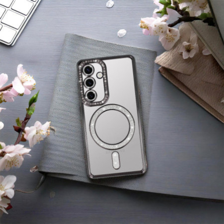 Bling Magsafe Case for Samsung Galaxy A56 5G black