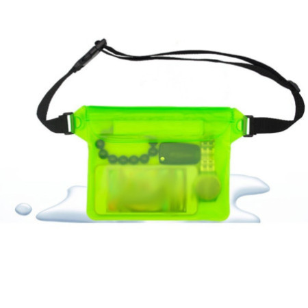 Waterproof pouch -  green