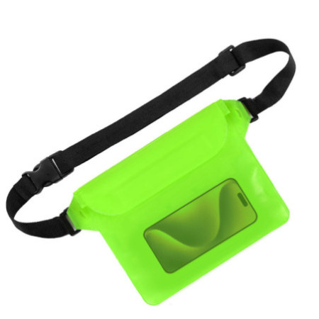 Waterproof pouch -  green
