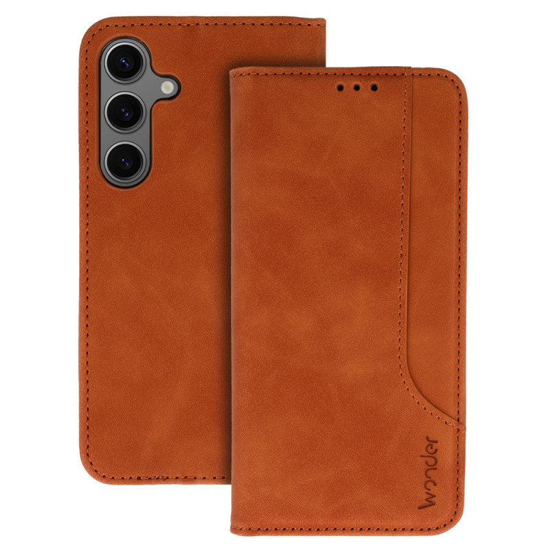 Wonder Prime Case for Samsung Galaxy S25 Ultra brown