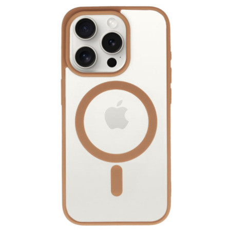 Acrylic Color Magsafe Case for Iphone 16 Plus desert titanium