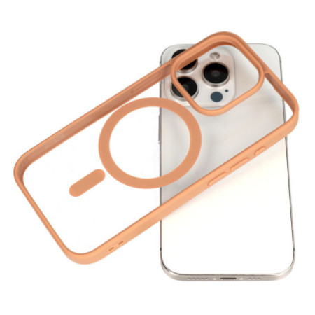 Acrylic Color Magsafe Case for Iphone 16 Plus desert titanium
