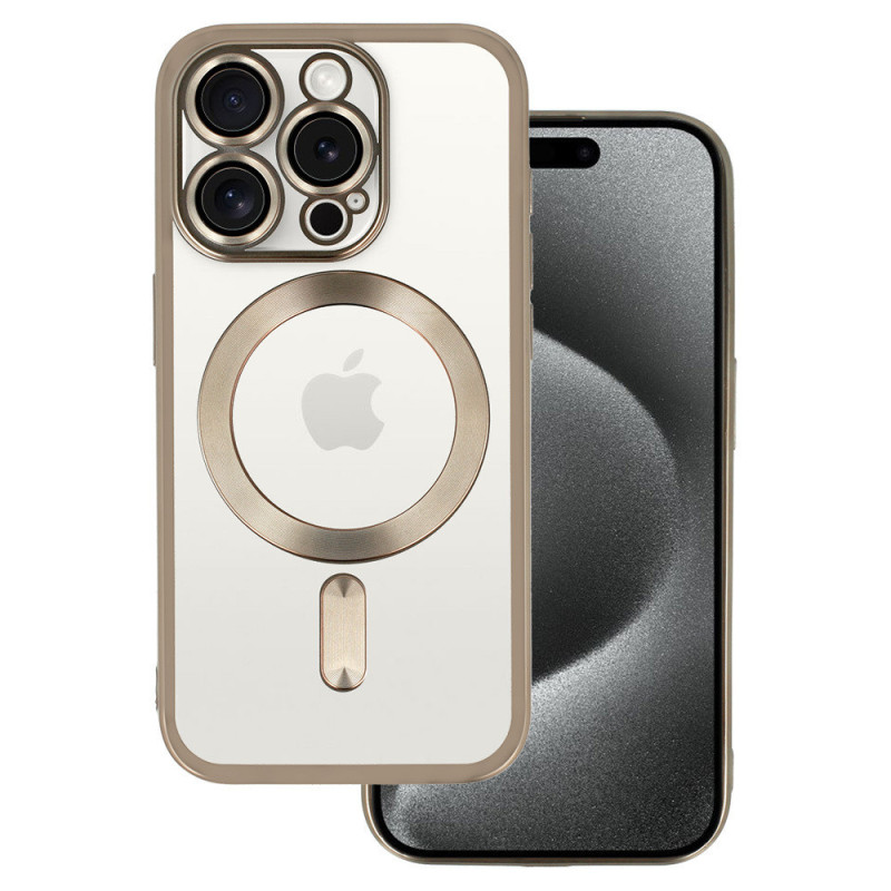 Metallic Magsafe Case for Iphone 16 Pro Max Titanium