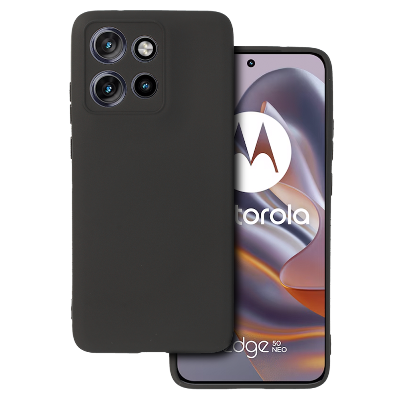 Back Case MATT for MOTOROLA EDGE 50 NEO 5G Black