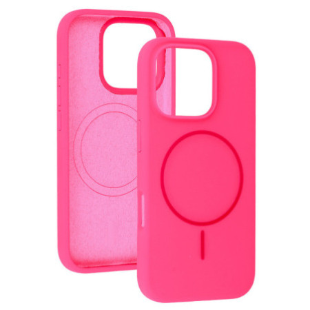 Magsafe Slim Silicone for Iphone 16 Pro pink