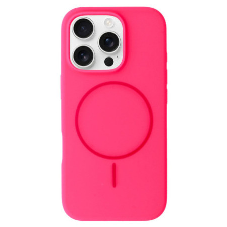 Magsafe Slim Silicone for Iphone 16 Pro pink