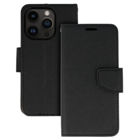 Knižkové puzdro Fancy pre Xiaomi 15 5G - čierne