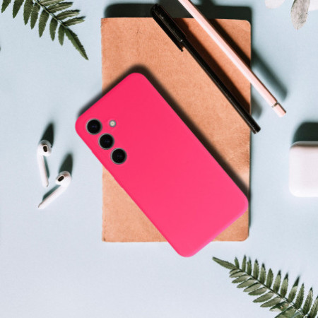 Silikónové puzdro Lite pre Xiaomi 15 5G - fuchsia