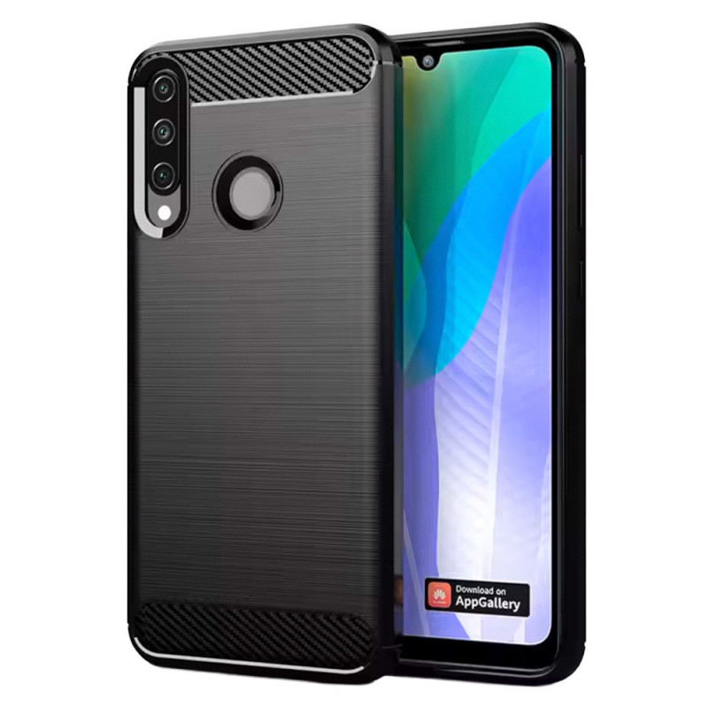 Puzdro Carbon pre Huawei P30 Lite - čierne