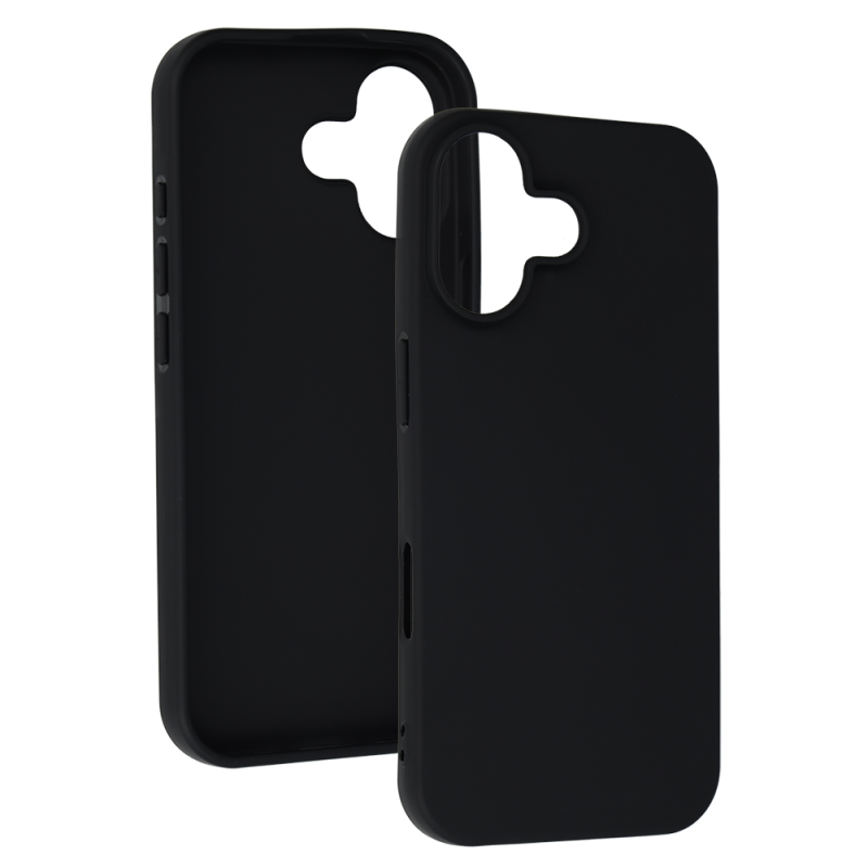 Silikónové puzdro pre IPHONE 17 - čierne