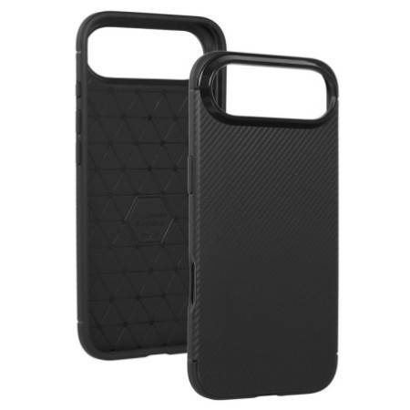 Carbon puzdro pre iPhone 17 Air - čierne