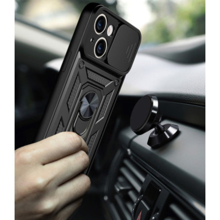 Puzdro Armor pre Iphone 17 - čierne