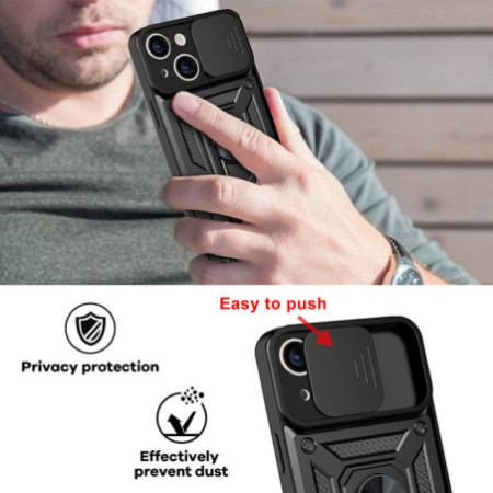 Puzdro Armor pre Iphone 17 - čierne