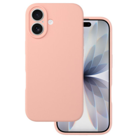 Silikónové puzdro pre iPhone 17 - broskyňové