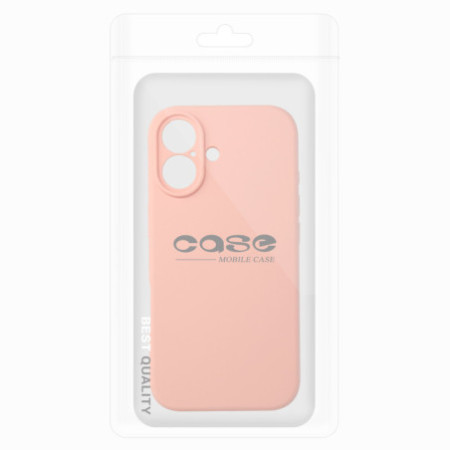 Silikónové puzdro pre iPhone 17 - broskyňové