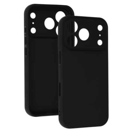 Silikónové puzdro pre IPHONE 17 PRO - čierne
