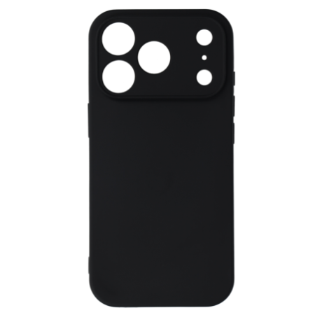 Silikónové puzdro pre IPHONE 17 PRO - čierne