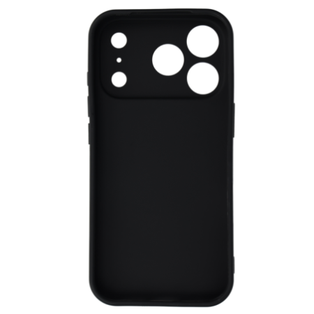 Silikónové puzdro pre IPHONE 17 PRO - čierne