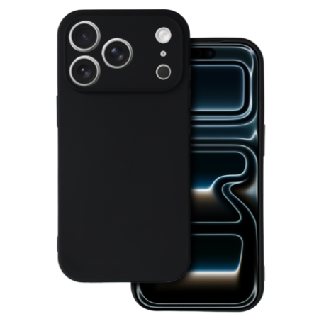 Silikónové puzdro pre IPHONE 17 PRO - čierne