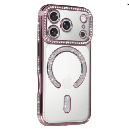 Puzdro Magsafe pre iPhone 17 Pro - ružové