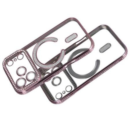 Puzdro Magsafe pre iPhone 17 Pro - ružové