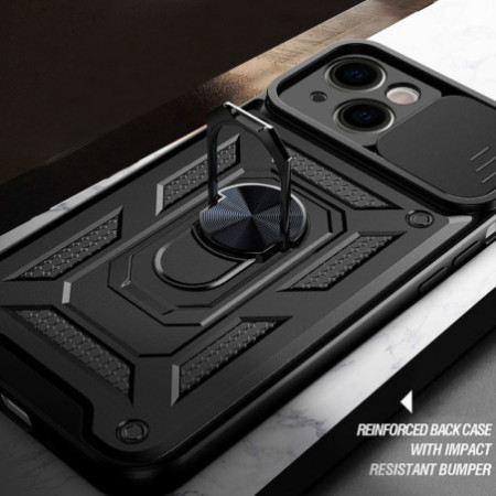 Puzdro Camera Armor pre iPhone 17 Pro  - čierne