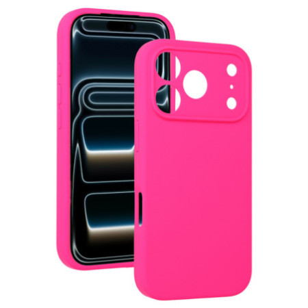 Silikónové puzdro pre iPhone 17 Pro - fuchsia