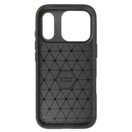 Puzdro Carbon Elite pre iPhone 17 Pro Max - Čierny