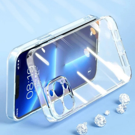 Silikónové puzdro pre iPhone 17 Pro Max - Transparentné