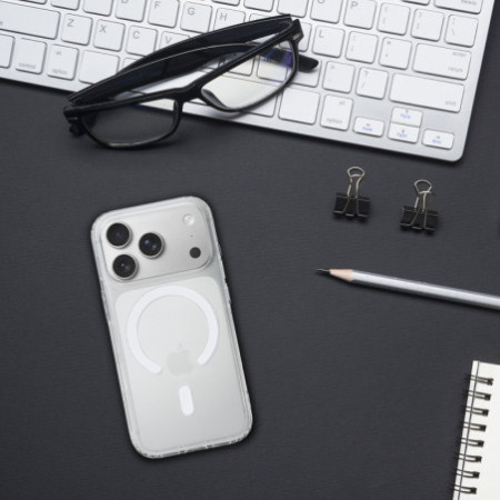 Akrylové puzdro Magsafe pre iPhone 17 Pro - priehľadné