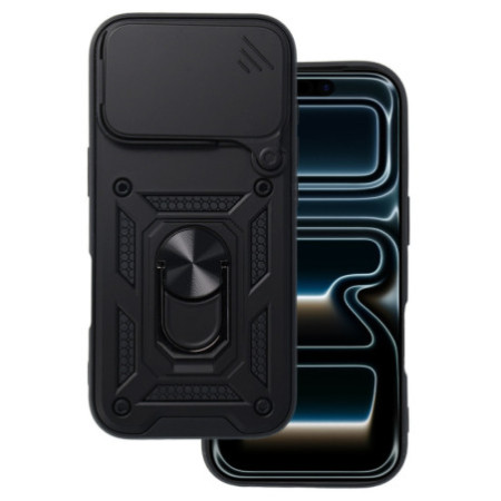 Puzdro Camera Armor pre iPhone 17 Pro Max - čierne