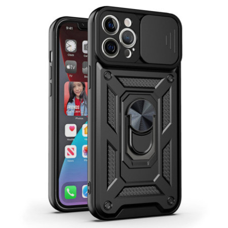 Puzdro Camera Armor pre iPhone 17 Pro Max - čierne