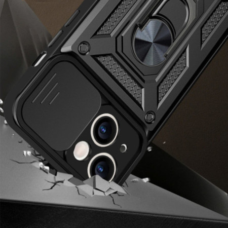 Puzdro Camera Armor pre iPhone 17 Pro Max - čierne